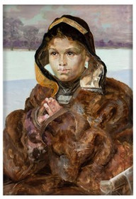 Magnes Modląca się dziewczynka Jacek Malczewski