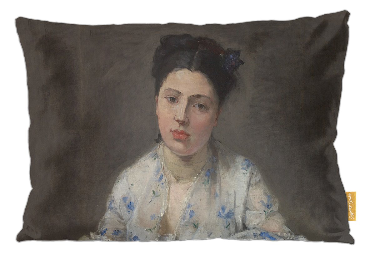 Poduszka dekoracyjna na prezent z obrazem Młoda kobieta Berthe Morisot Szyjemy Sztukę