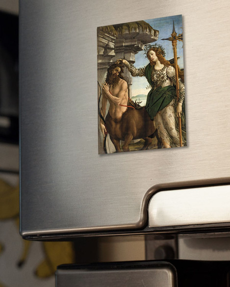 Magnes Pallas Atena i centaur Sandro Botticelli