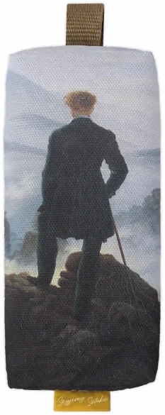 Piórnik szkolny prostokątny Wędrowiec nad morzem mgły Caspar David Friedrich