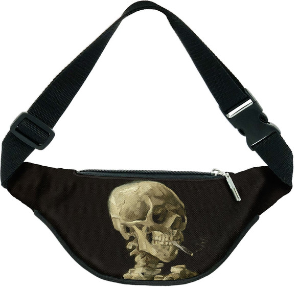 Nerka Czaszka z palącym się papierosem Vincent Van Gogh