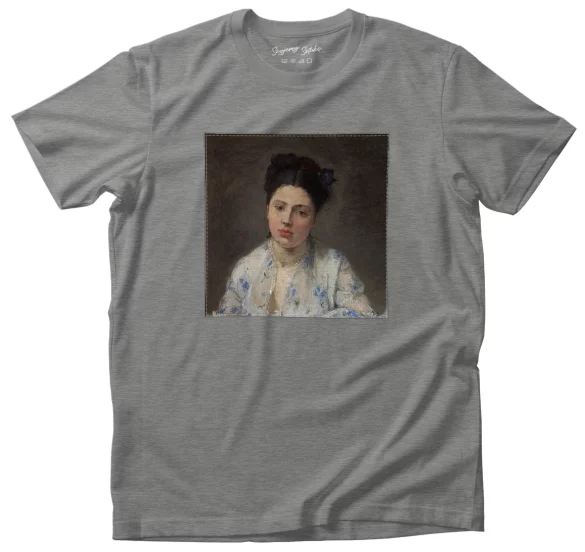 Koszulka z naszywką Młoda kobieta Berthe Morisot