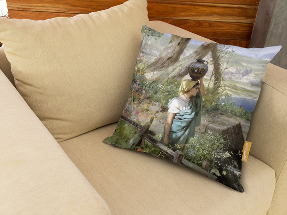 Poduszka Nad źródłem Henryk Siemiradzki