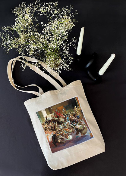 Torba z naszywką Melancholia Jacek Malczewski