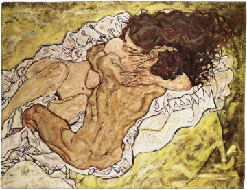 Podkładka na stół The Embrace (1917) Egon Schiele