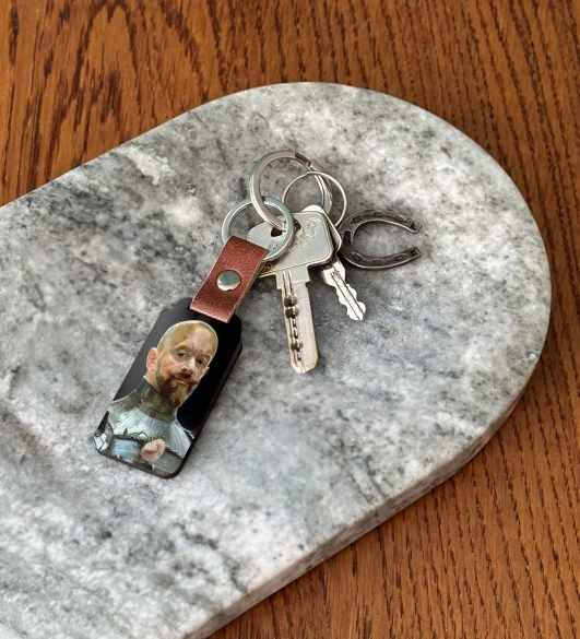 Brelok Autoportret w zbroi Jacek Malczewski