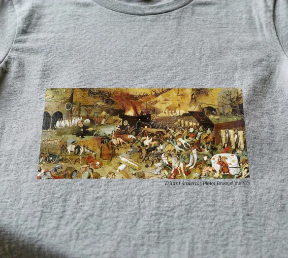 Koszulka z nadrukiem Triumf śmierci Pieter Bruegel starszy