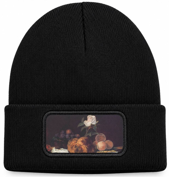 Czapka zimowa Brioszka (La Brioche) Édouard Manet – czarna