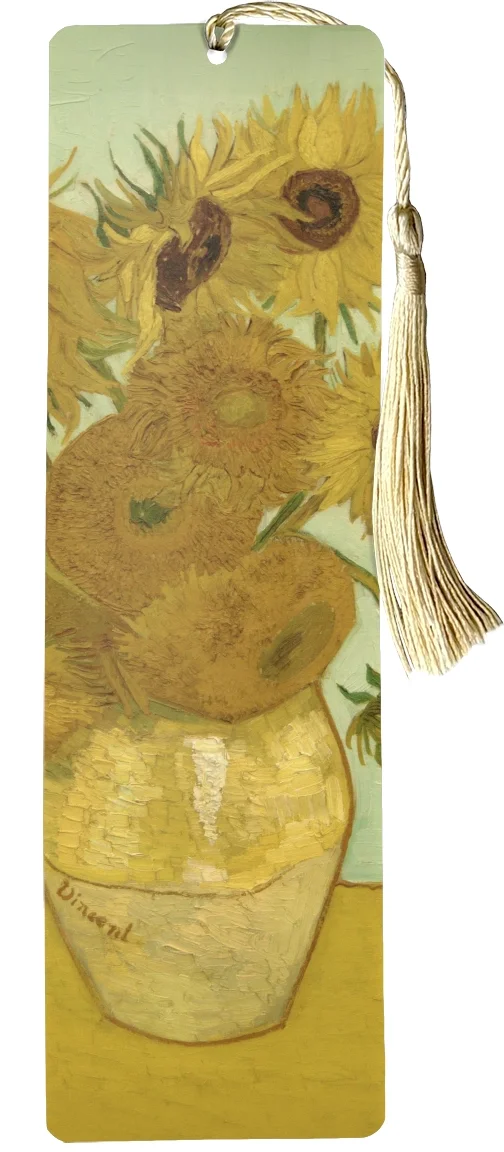 Zakładka do książki Martwa natura: wazon z piętnastoma słonecznikami Vincent Van Gogh