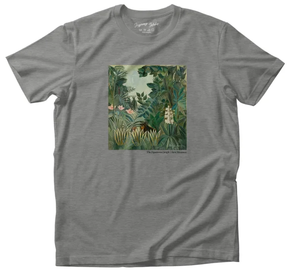 Koszulka z nadrukiem The Equatorial Jungle Henri Rousseau