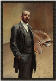 Naszywka Autoportret z paletą Jacek Malczewski