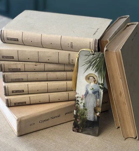 Zakładka do książki W oranżerii (W cieplarni) Olga Boznańska