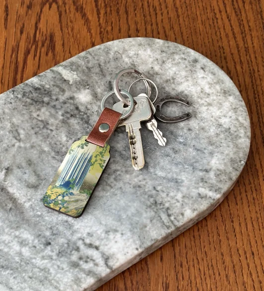 Brelok Wodospady Yoro w prowincji Mino Katsushika Hokusai