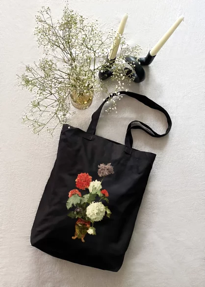 Torba bawełniana Peonie (maki) Anna Bilińska-Bohdanowiczowa