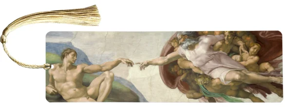 Zakładka do książki Stworzenie Adama Michał Anioł