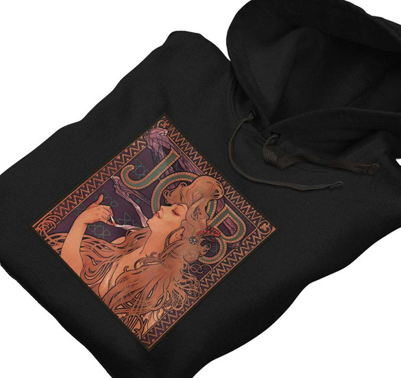 Bluza z naszywką Job Alfons Mucha