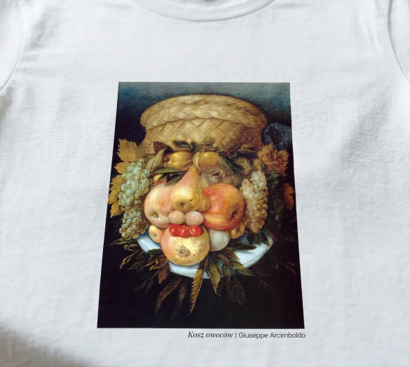 Koszulka z nadrukiem Kosz owoców Giuseppe Arcimboldo