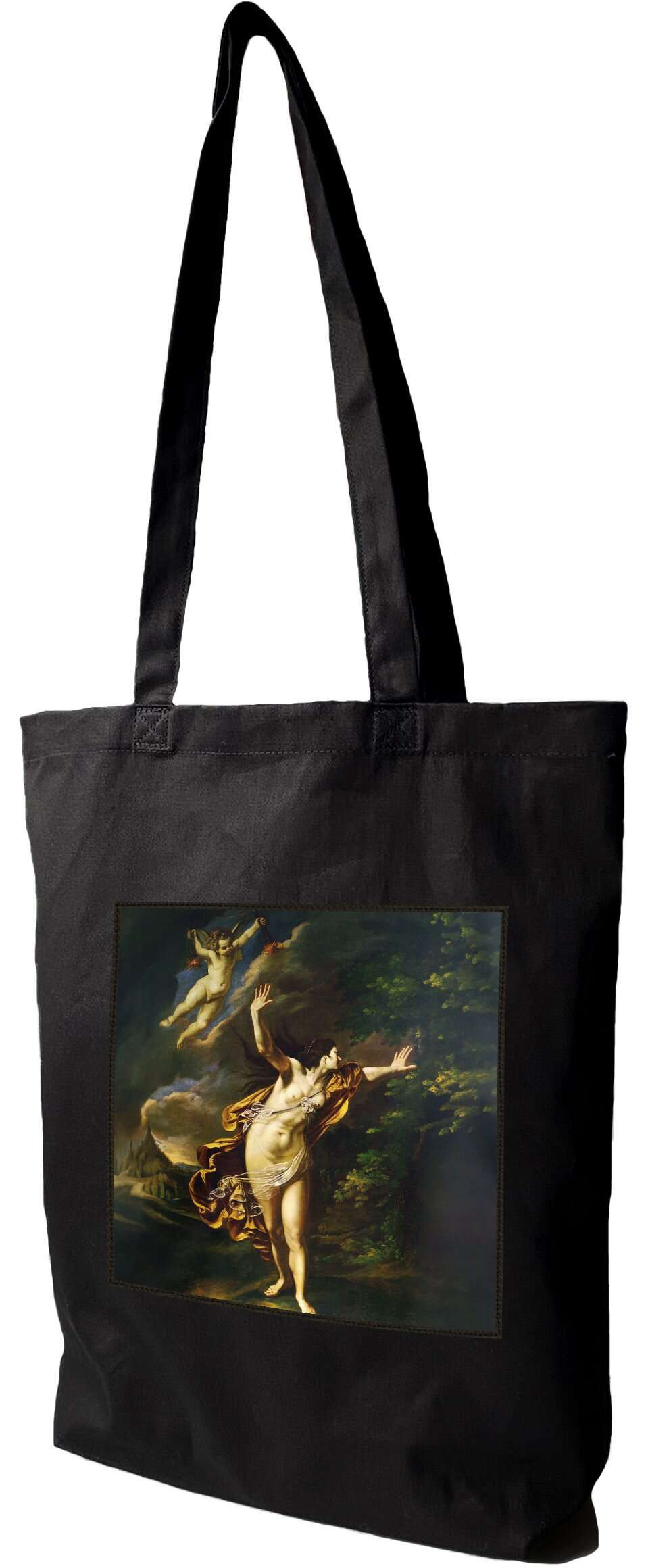 Torba z naszywką Aurora Artemisia Gentileschi, Czarna