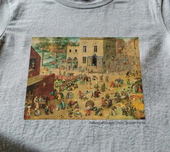 Bluzka damska Zabawy dziecięce Pieter Bruegel starszy