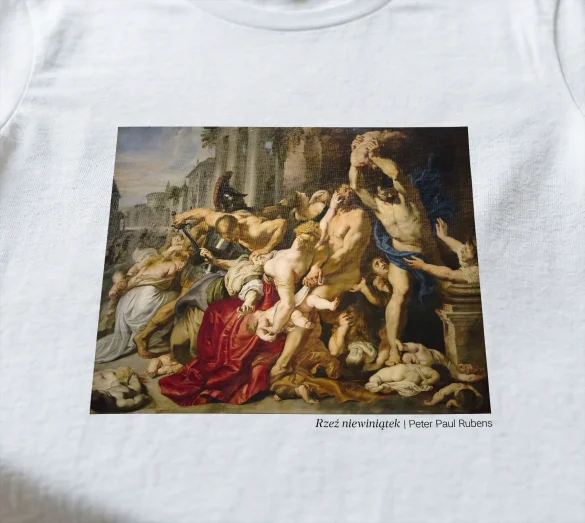 Koszulka z nadrukiem Rzeź niewiniątek Peter Paul Rubens