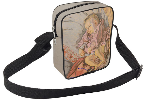 Torba listonoszka Śpiące dziecko na poduszce Stanisław Wyspiański