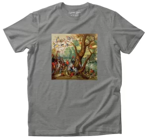 Koszulka z naszywką Koncert Ptaków Jan van Kessel (starszy)