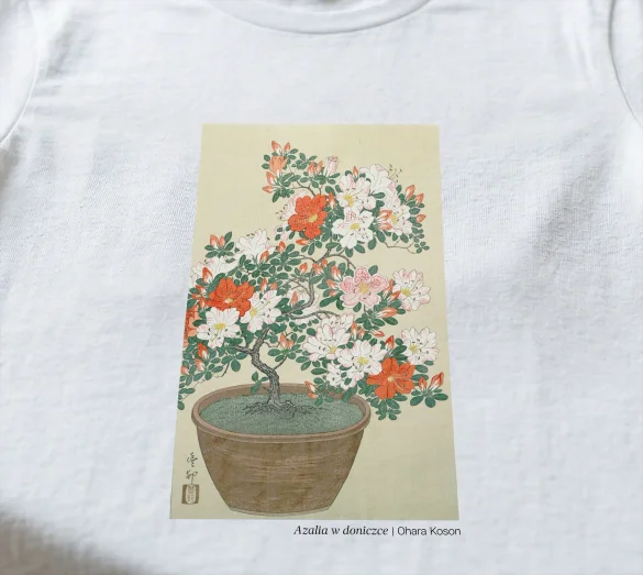 Bluzka damska Azalia w doniczce Ohara Koson