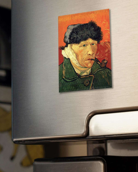 Magnes Autoportret z zabandażowanym uchem Vincent Van Gogh