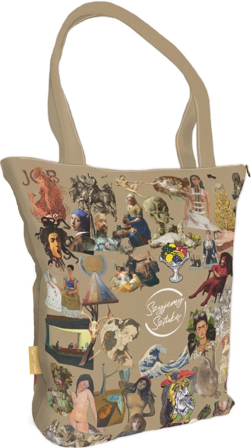 Torba na ramię shopper Szyjemy Sztukę