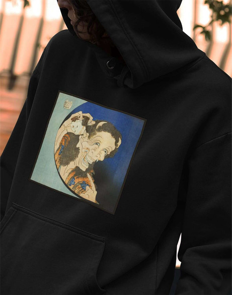 Bluza z naszywką Śmiejący się Demon Katsushika Hokusai