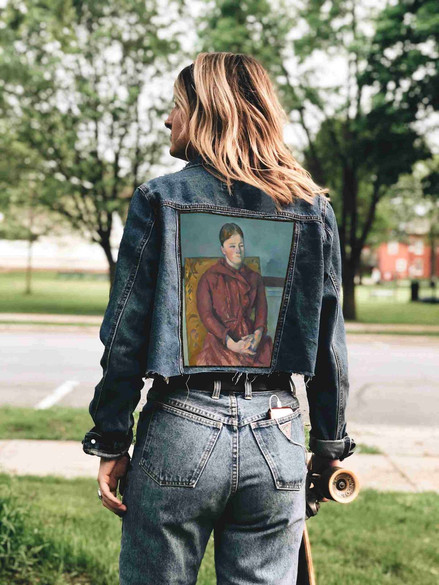 Ekran Madame Cezanne w żółtym fotelu Paul Cezanne