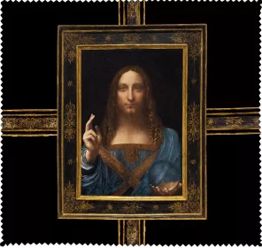 Ściereczka do okularów Zbawiciel świata Leonardo da Vinci