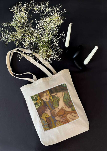 Torba z naszywką Macierzyństwo Stanisław Wyspiański