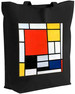 Torba z naszywką Kompozycja w czerwieni, żółci, błękicie i czerni Piet Mondrian