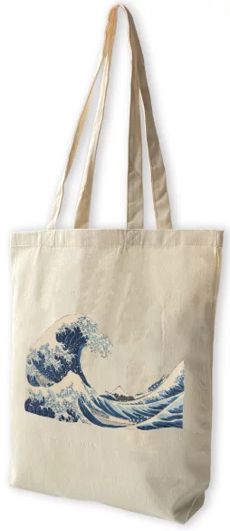 Torba bawełniana Wielka Fala w Kanagawie Katsushika Hokusai