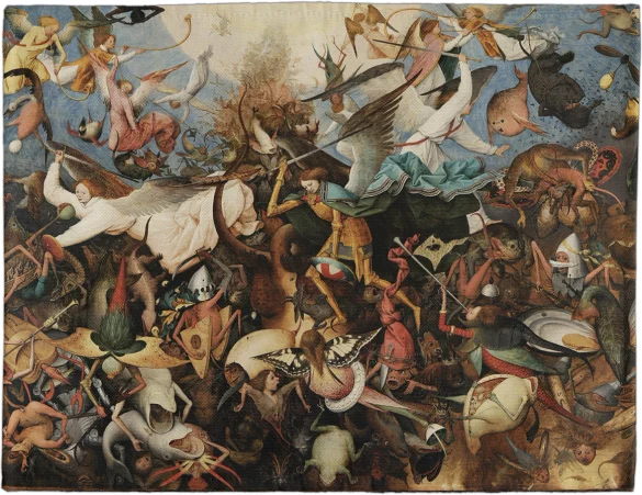 Podkładka na stół Upadek zbuntowanych aniołów Pieter Bruegel starszy