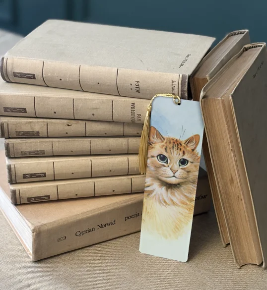 Zakładka do książki Imbirowy Tom Louis Wain