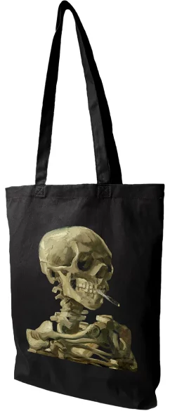 Torba bawełniana Czaszka z palącym się papierosem Vincent Van Gogh