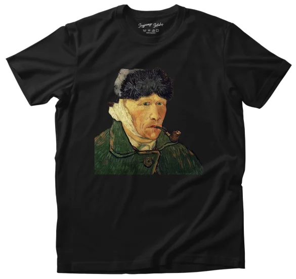 Koszulka Autoportret z zabandażowanym uchem Vincent Van Gogh