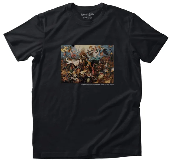 Koszulka z nadrukiem Upadek zbuntowanych aniołów Pieter Bruegel starszy