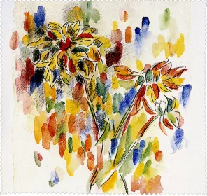 Ściereczka do okularów Kwiaty Władysław Strzemiński