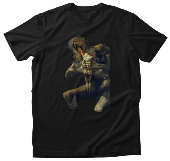 Koszulka Saturn pożerający własne dzieci Francisco Goya XL