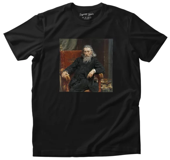 Koszulka z naszywką Autoportret Jan Matejko