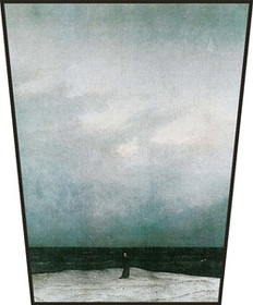 Ekran Mnich na brzegu morza Caspar David Friedrich