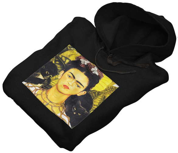 Bluza z naszywką Autoportret z cierniowym naszyjnikiem i kolibrem Frida Kahlo