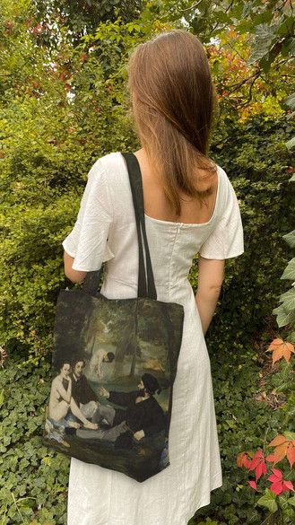 Torba na ramię shopper Śniadanie na trawie Édouard Manet