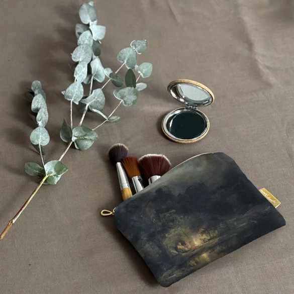 Kosmetyczka mini Krajobraz z odpoczynkiem podczas Ucieczki do Egiptu Rembrandt