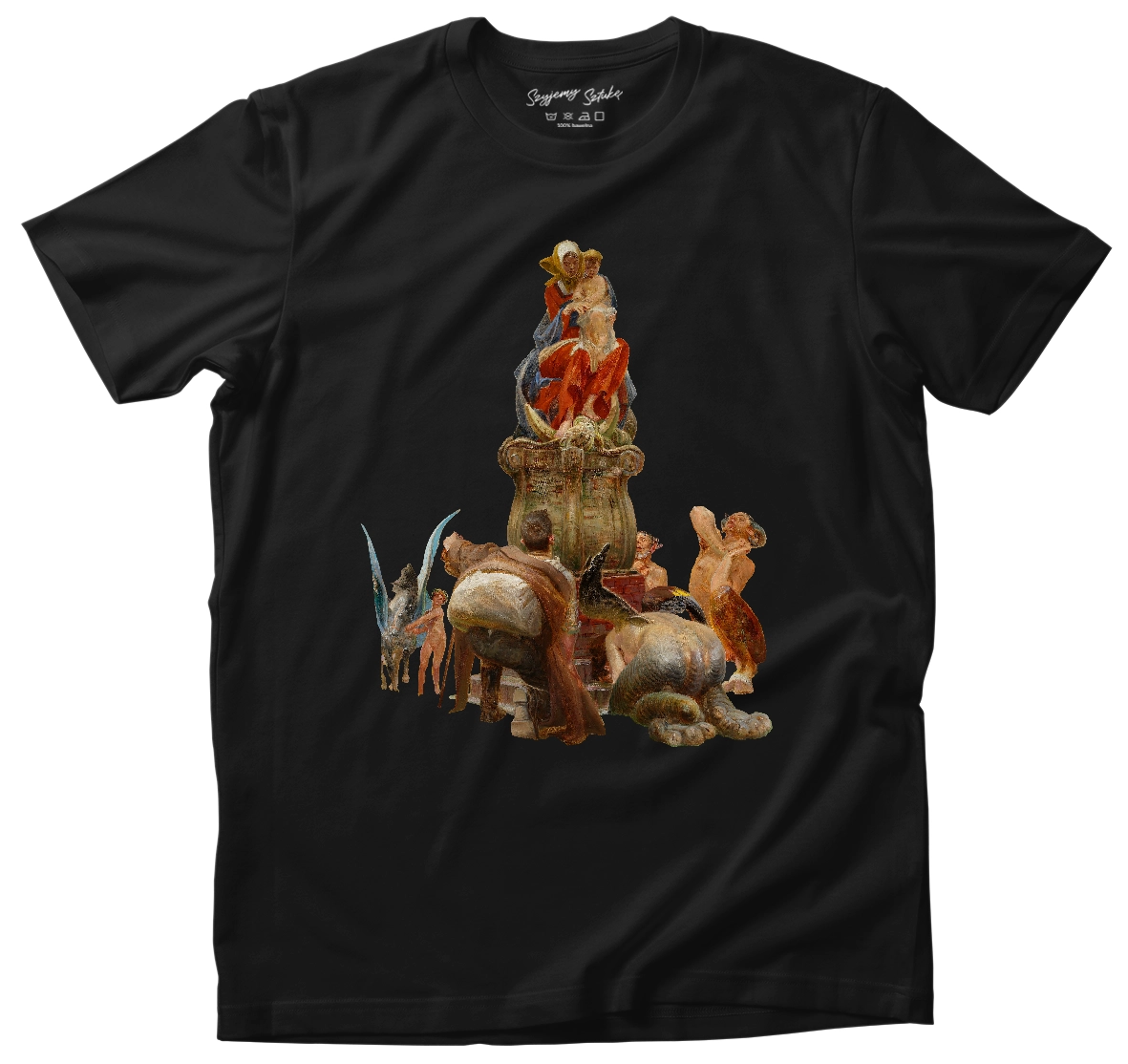 Koszulka Adoracja Madonny Jacek Malczewski– koszulka z nadrukiem obrazu, t-shirt ze sztuką