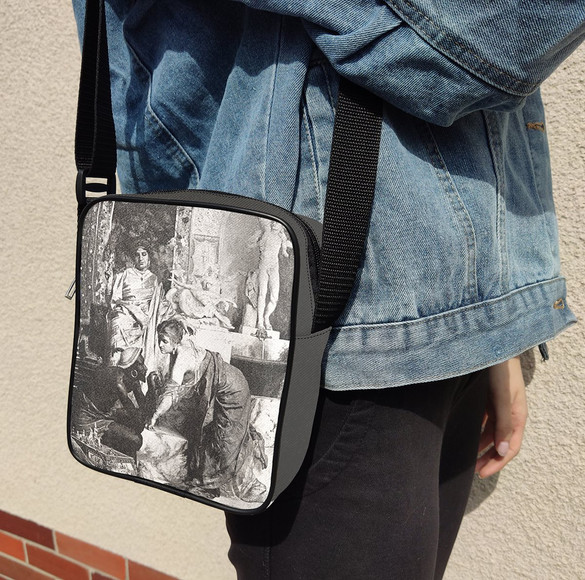 Torba listonoszka Sprzedaż amuletów Henryk Siemiradzki