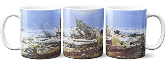 Kubek Morze lodu Caspar David Friedrich